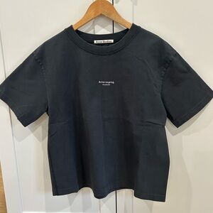 Acne Studios Washed Black boxy Tee
